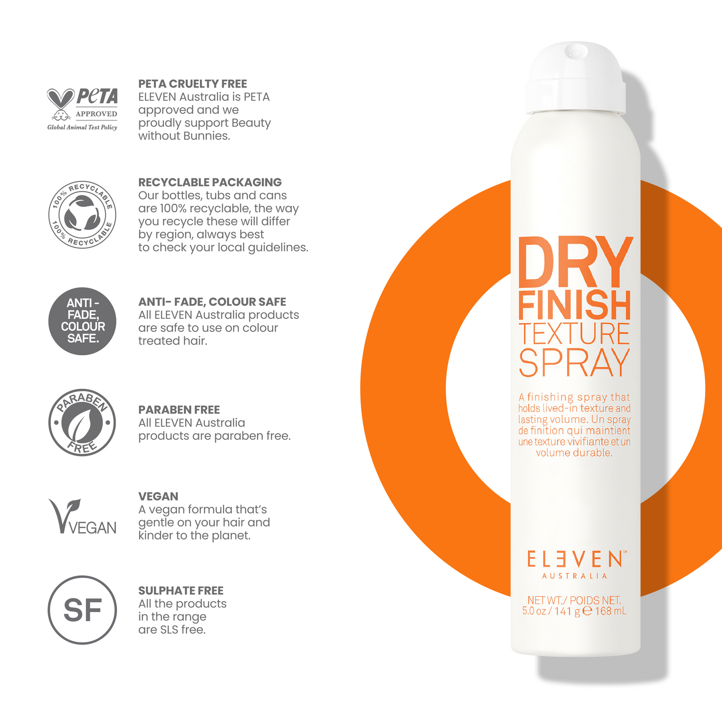 DROGE FINISH TEXTUURSPRAY 200 ml