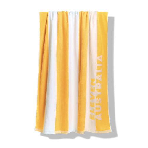 GELE STRANDHANDDOEK