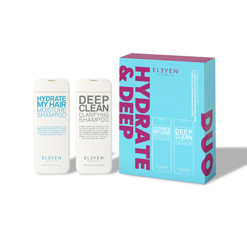 HYDRATERENDE EN DIEPREINIGENDE SHAMPOO DUO