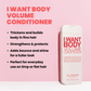 IK WIL BODY VOLUME CONDITIONER