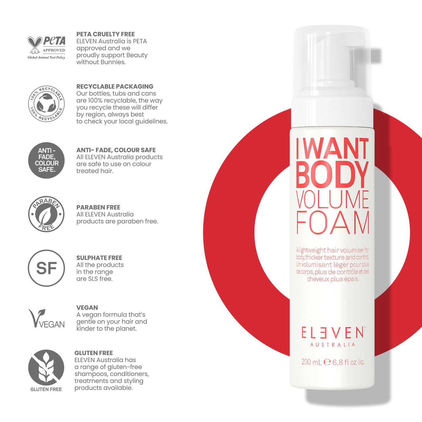 IK WIL BODY VOLUME FOAM 200ml